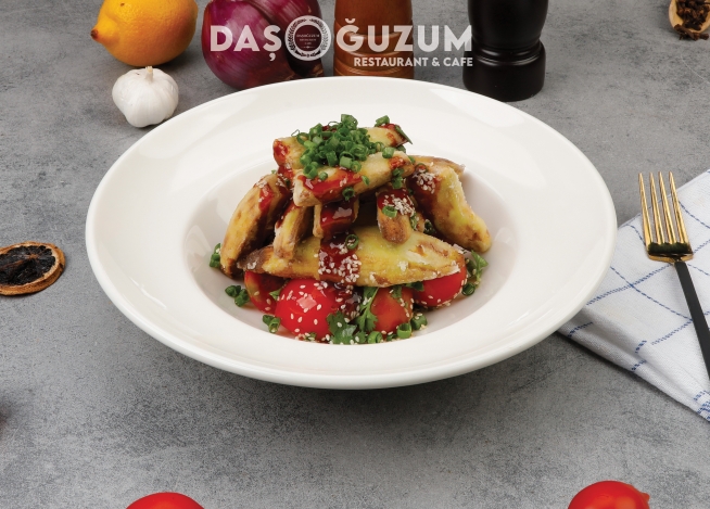 Azerbaycan çıtır patlıcan salata